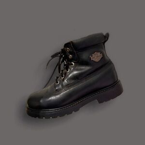 Harley-Davidson Black Leather Boots